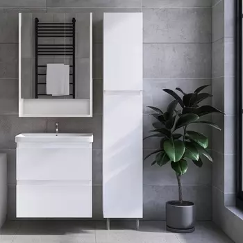 Шкаф-пенал VIANT Мальта белый VMAL300BEL-PEN