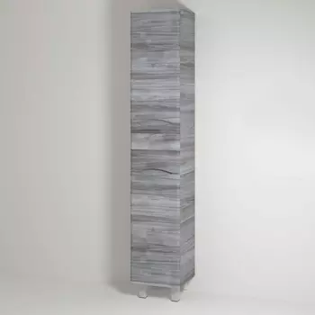 Шкаф-пенал Vod-Ok Adel 30 L, с бельевой корзиной, лиственница /8848