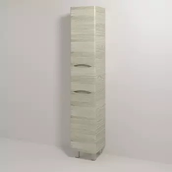 Шкаф-пенал Vod-Ok Adel 35 L, с бельевой корзиной, ореховый дубослив /8853