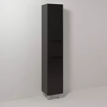 Шкаф-пенал Vod-Ok Adel 35 R, черный /8579