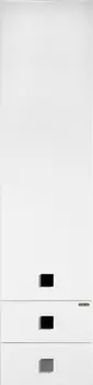 Шкаф-пенал Vod-Ok Квадро 35 R, белый /00000563