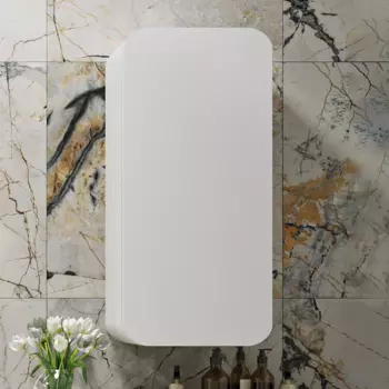 Шкаф Runo Ницца 35 правый белый 00-00002125