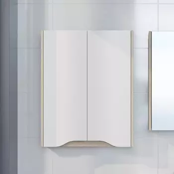 Шкаф СанТа Сатурн 60 белый, дуб австрийский 700373