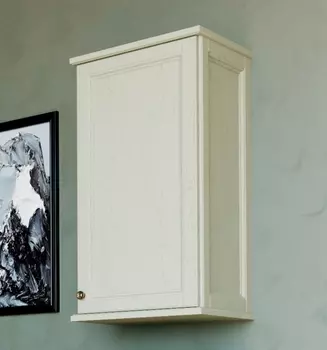 Шкаф ValenHouse Лиора 40 слоновая кость, фурнитура бронза L40_PHСБ