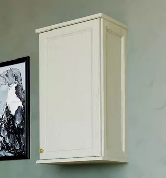 Шкаф ValenHouse Лиора 40 слоновая кость, фурнитура золото L40_PHСЗ