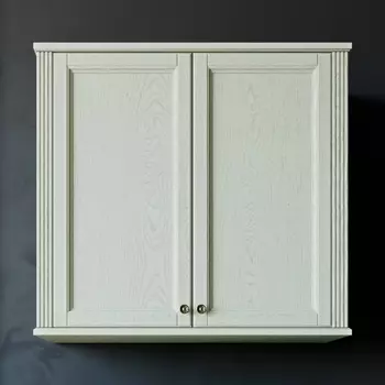 Шкаф ValenHouse Лиора 90 слоновая кость, фурнитура бронза L90_PHСБ