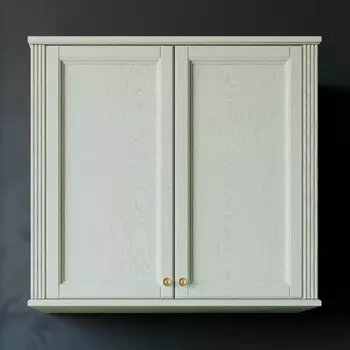 Шкаф ValenHouse Лиора 90 слоновая кость, фурнитура золото L90_PHСЗ