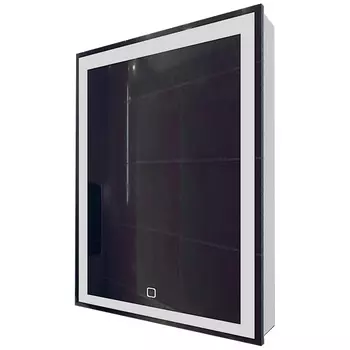 Шкаф-зеркало Azario Minio CS00075841 60х80 с подсветкой, белый, правый