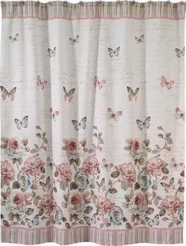 Штора для ванной Avanti Butterfly Garden 13882H