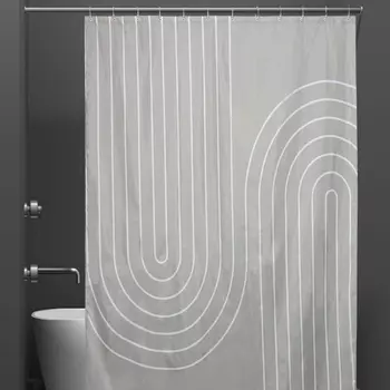 Штора для ванной Bath Plus Charme Red ch-21317 180х200, Reverse Rainbow Physics Ch-21317