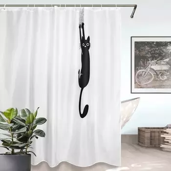 Штора для ванной Bath Plus Charme Red ch-21325 180х200 Ch-21325