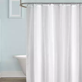 Штора для ванной Carnation Home Fashions Shine White 300х200 SHI3020W