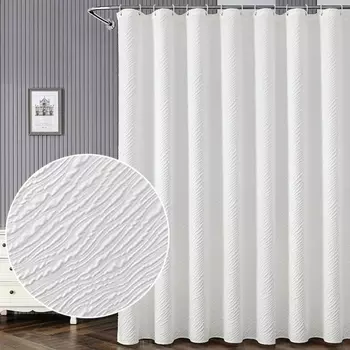 Штора для ванной Carnation Home Fashions White Flow 180х200 SFW21