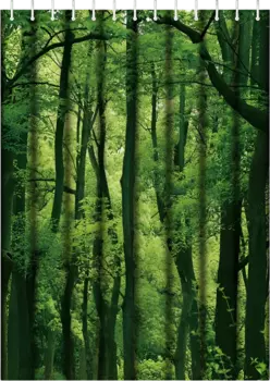 Штора для ванной Haiba HB74060 лес