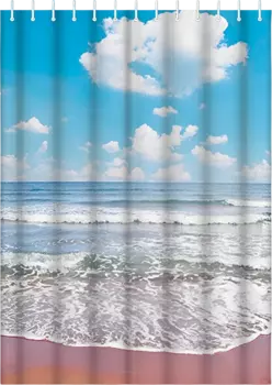Штора для ванной Haiba HB74061 море