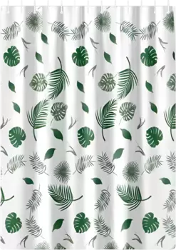 Штора для ванной Haiba HB75064 листья