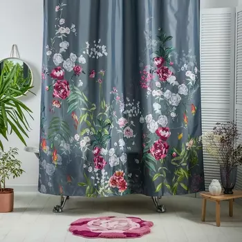 Штора для ванной Moroshka Fleur T687-2