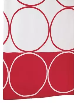 Штора для ванной Ridder Circle 46386 красная /46386