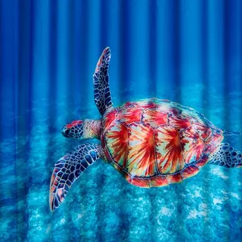 Штора для ванной Ridder Sea World 42183000 180х200