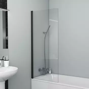 Шторка на ванну Bravat Alfa 70, профиль черный матовый BG070.1501BM