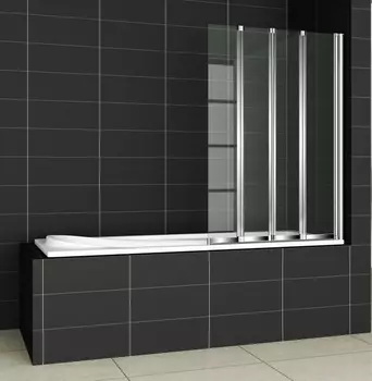 Шторка на ванну Cezares Pratico V4 100/140 C Cr PRATICO-V-4-100/140-C-Cr