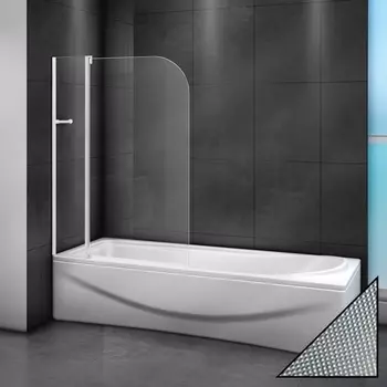 Шторка на ванну Cezares Relax V-11-100/140-P-Bi-L стекло punto RELAX-V-11-100/140-P-Bi-L