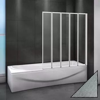 Шторка на ванну Cezares Relax V-5-120/140-P-Bi-R стекло punto RELAX-V-5-120/140-P-Bi-R