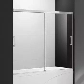 Шторка на ванну Cezares Tandem Soft VF 2 160/145 C Cr IV стекло прозрачное TANDEM-SOFT-VF-2-160/145-C-Cr-IV