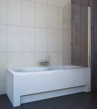 Шторка на ванну Koller Pool Waterfall Line QP93 R Chrome Clear QP93(right) chrome,clear