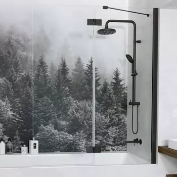Шторка на ванну Radaway Essenza New Black PND II 140 R 10002140-54-01R