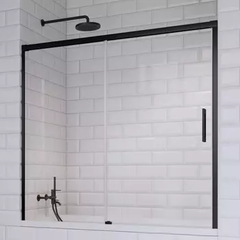 Шторка на ванну Radaway Idea Black PN DWJ 180 L 10003180-54-01L