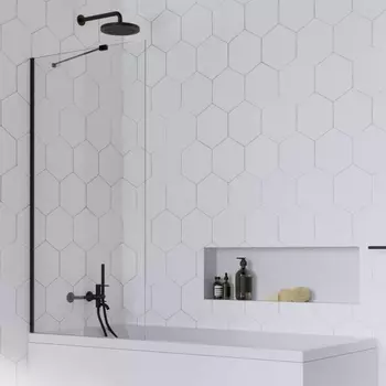 Шторка на ванну Radaway Idea Black PNJ II 100 10001100-54-01