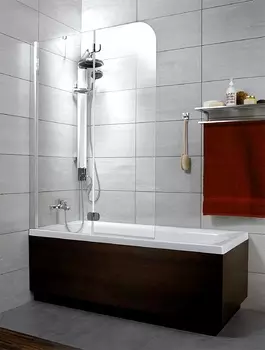 Шторка на ванну Radaway Torrenta PND 100 прозрачное стекло L 201202-101NL