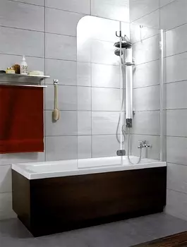 Шторка на ванну Radaway Torrenta PND 100 прозрачное стекло R 201202-101NR