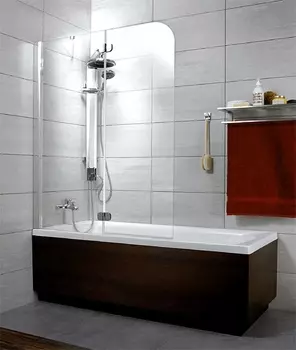 Шторка на ванну Radaway Torrenta PND 120 прозрачное стекло L 201203-101NL