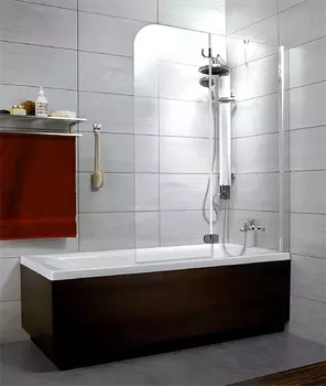 Шторка на ванну Radaway Torrenta PND 120 прозрачное стекло R 201203-101NR