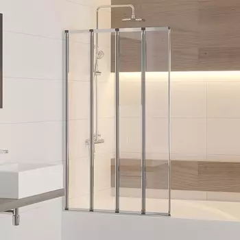 Шторка на ванну RGW Screens SC-23 (800-815)х1500 профиль хром, стекло чистое 03112308-11