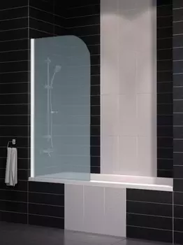Шторка на ванну Vegas Glass EV 0075 01 10 L стекло сатин
