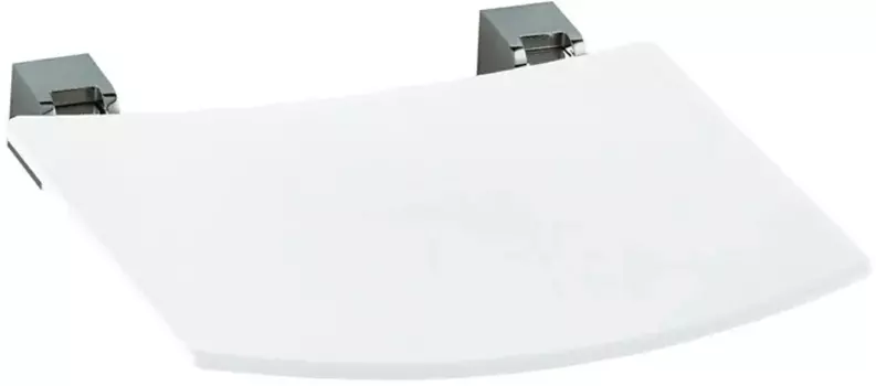 Сиденье для душа Keuco Plan откидное, белое 14980010051