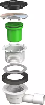 Сифон для душевого лотка Bonomini 5280AB12B7WZ