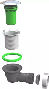 Сифон для душевого лотка Bonomini 5890CR80B2WZ