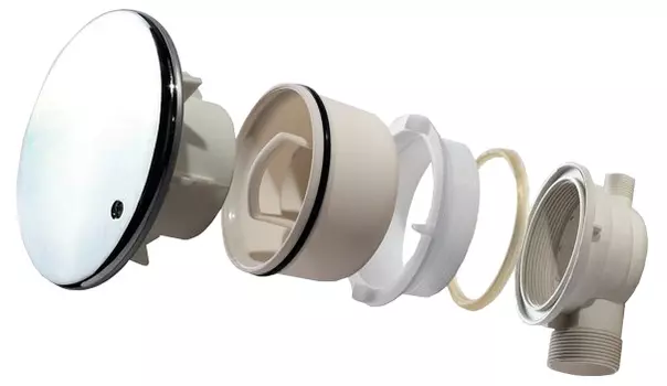 Сифон для поддона Cezares хром CZR-01-90