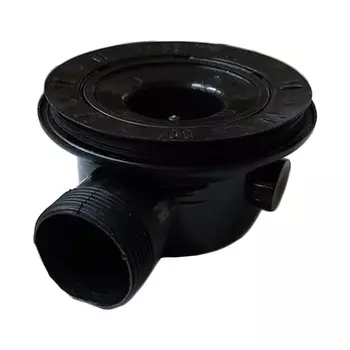 Сифон для поддонов из камня Vincea VSPH-2SR3B c гидрозатвором, черный