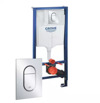 Система инсталляции для подвесных унитазов Grohe Rapid SL 39504000 с кнопкой Arena Cosmopolitan