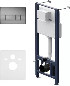 Система инсталляции для унитазов Am.Pm Pro I012704.8031 с клавишей Pro M, матовый никель