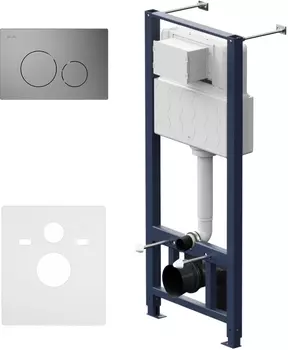 Система инсталляции для унитазов Am.Pm Pro I012704.9031 с клавишей Pro L, матовый никель