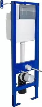 Система инсталляции для унитазов Berges Wasserhaus Atom 410 кнопка хром 040331