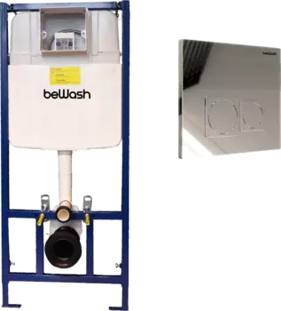 Система инсталляции для унитазов beWash Bona BW74, P02SC с кнопкой смыва K500RZVP0200PK000000