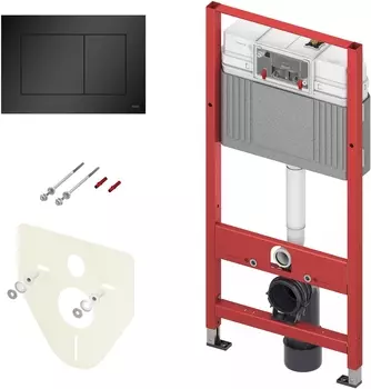 Система инсталляции для унитазов Tece Base 9400414_OOO с кнопкой смыва