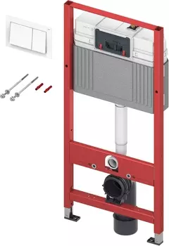 Система инсталляции для унитазов Tece Base NEW с кнопкой смыва